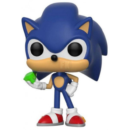 Sonic The Hedgehog POP! Games Vinyl figúrka Sonic (Emerald) 9 cm